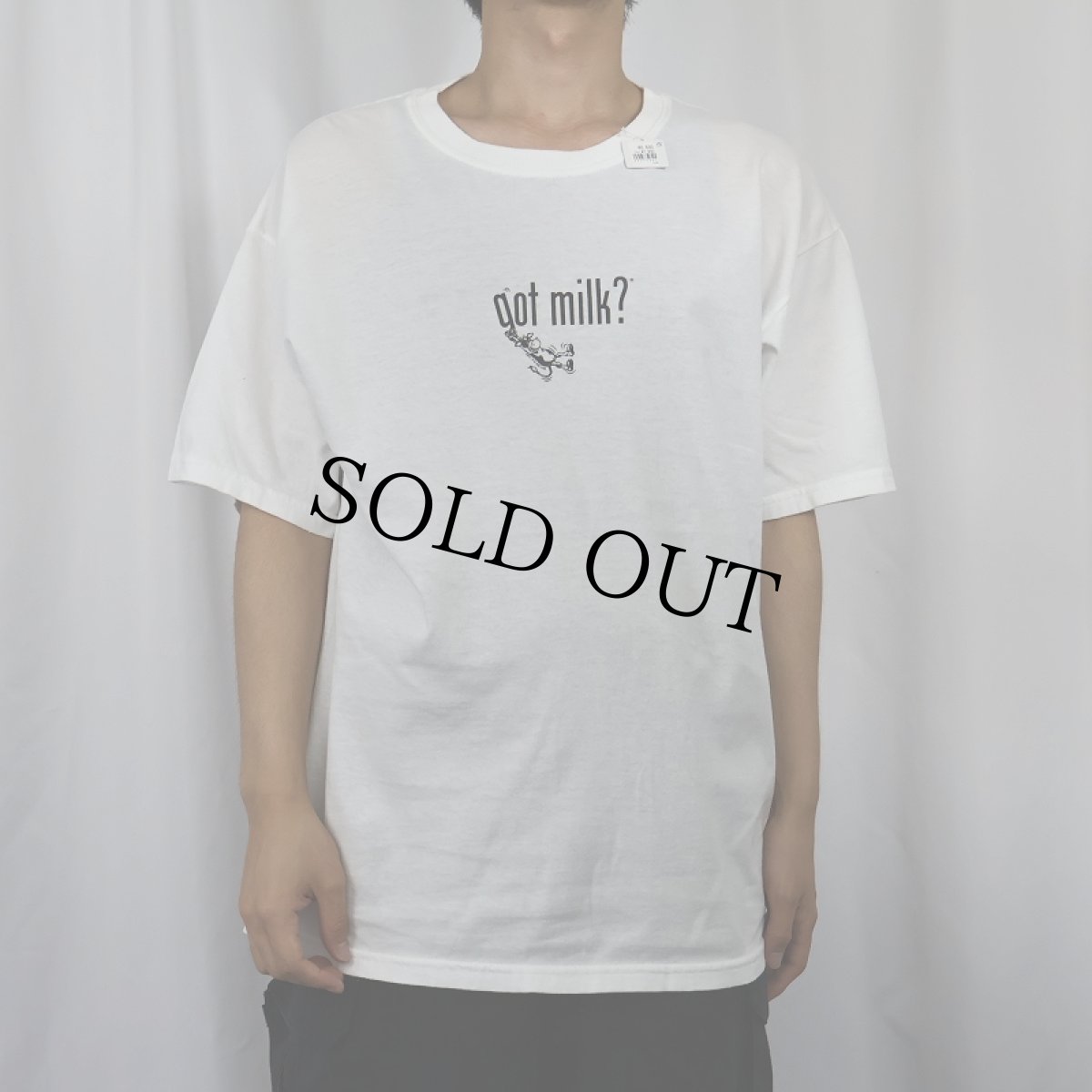 画像2: got milk? 広告プリントTシャツ L (2)