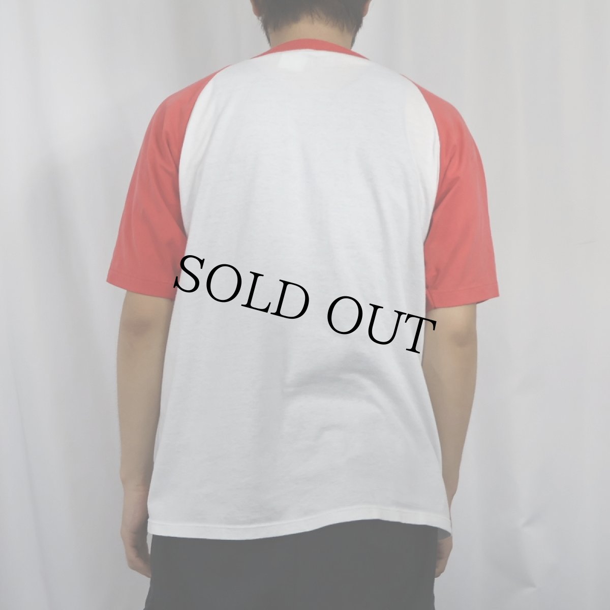 画像3: 80's Disney USA製 "MICKEY MOUSE" キャラクタープリント ラグランTシャツ L (3)