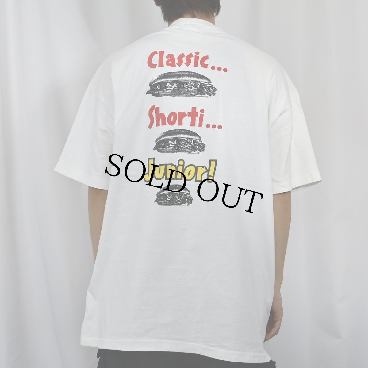画像4: 90's JUNIOR HOAGIE サンドウィッチショップ プリントTシャツ XL (4)
