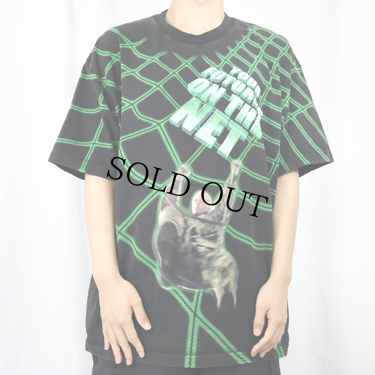 画像3: ARMY NATIONAL GUARD 大判プリントTシャツ BLACK XL (3)