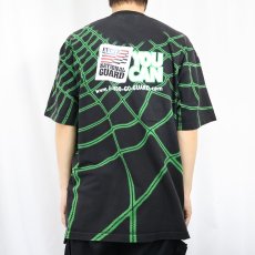 画像4: ARMY NATIONAL GUARD 大判プリントTシャツ BLACK XL (4)