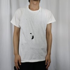 画像2: 80's Apple USA製 レインボーロゴ プリントTシャツ XL (2)