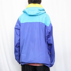 画像3: 90's REI USA製 "GORE-TEX" 切り替えデザイン ナイロンマウンテンパーカー L (3)