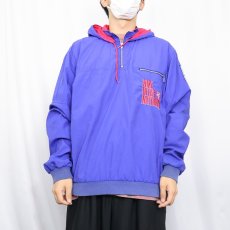 画像2: 90's NIKE international ハーフジップ ナイロンプルオーバージャケット (2)