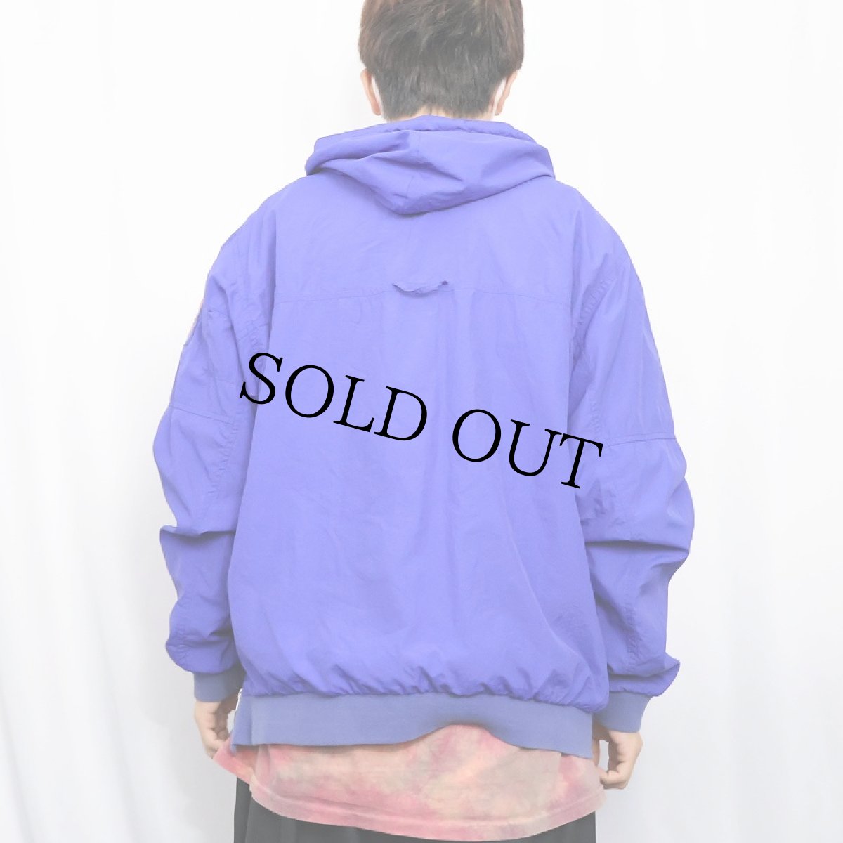 画像3: 90's NIKE international ハーフジップ ナイロンプルオーバージャケット (3)