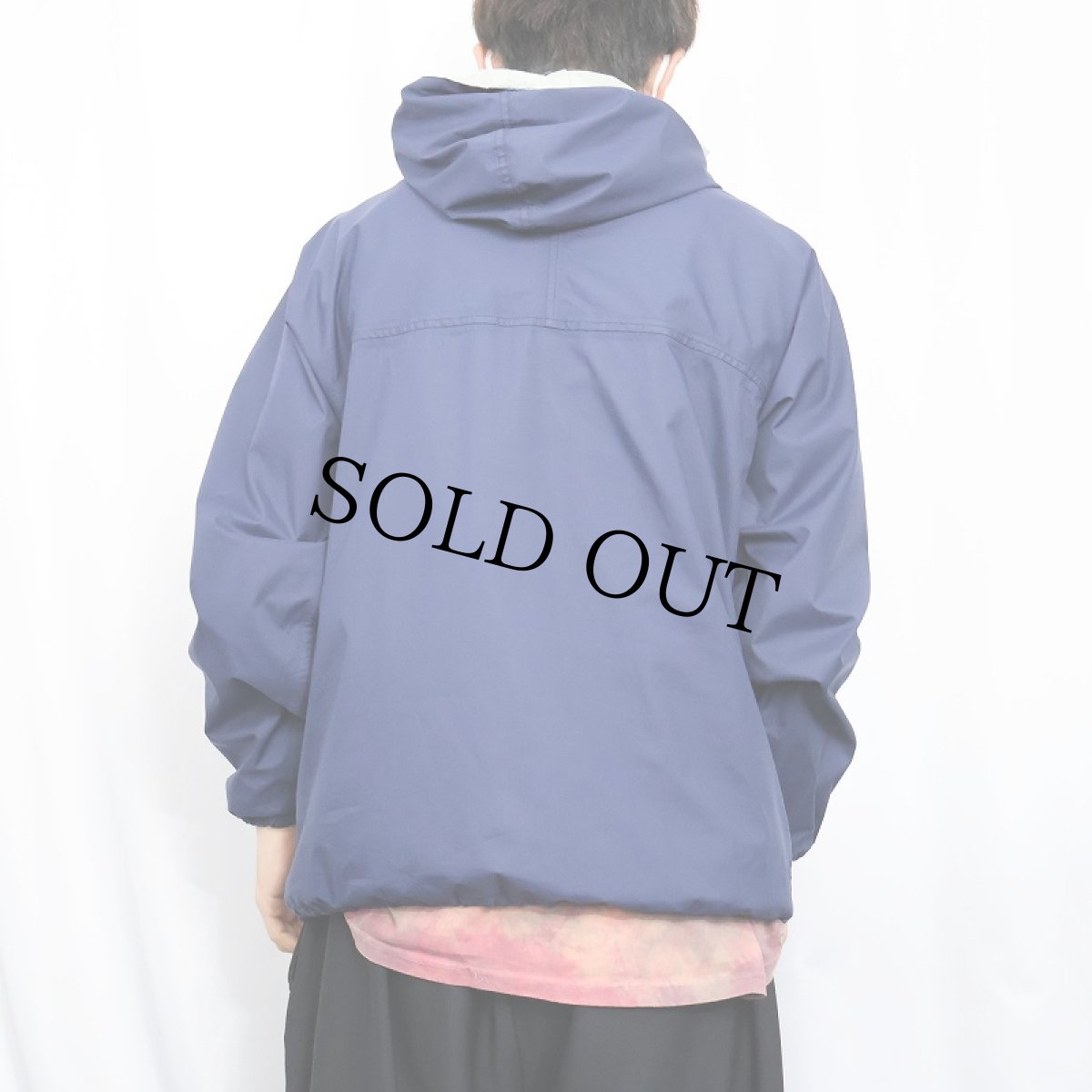 画像3: 80's Woolrich USA製 ナイロンアノラックパーカー NAVY M (3)