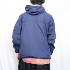 画像3: 80's Woolrich USA製 ナイロンアノラックパーカー NAVY M (3)