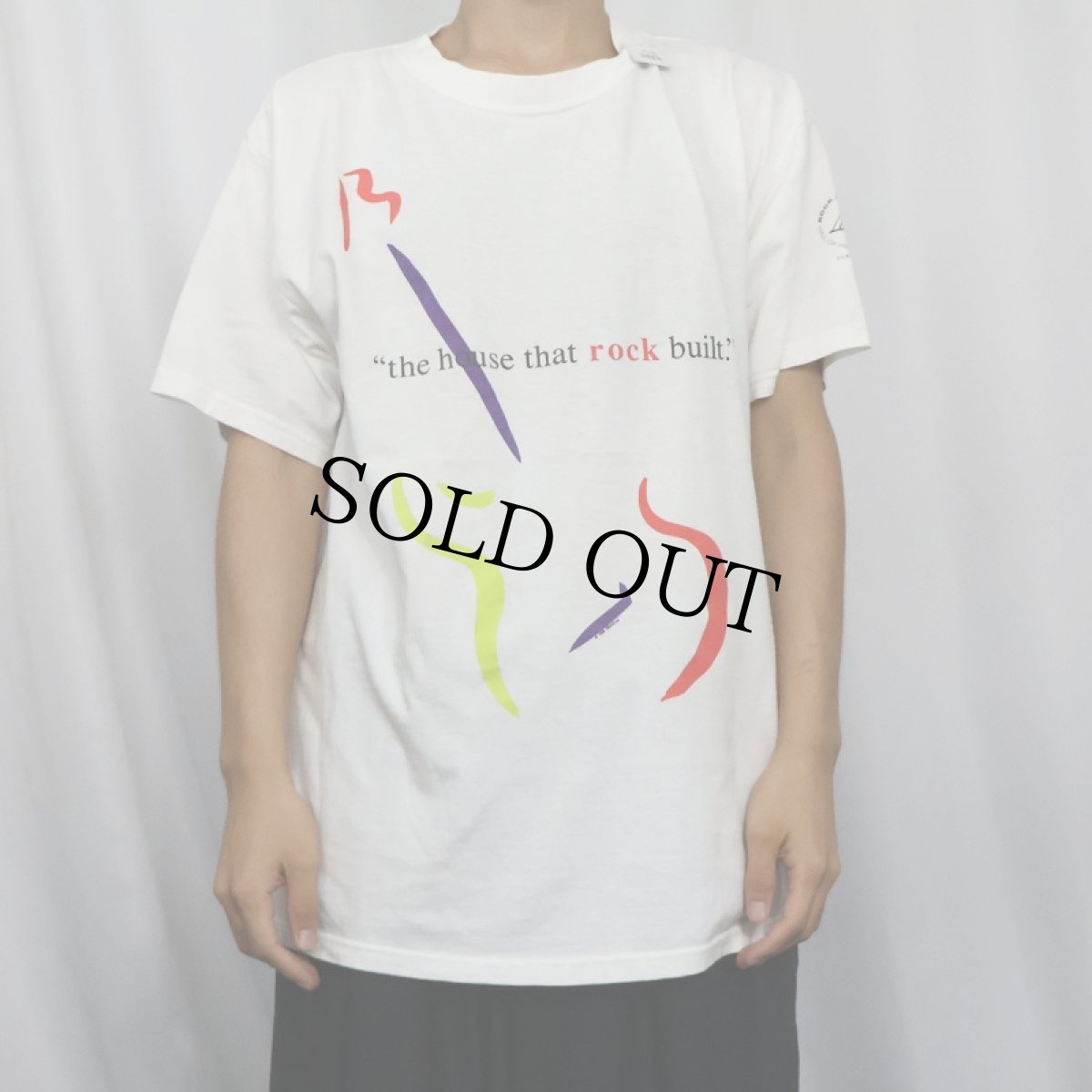 画像2: ROCK AND ROLL MUSEUM 博物館 プリントTシャツ L (2)