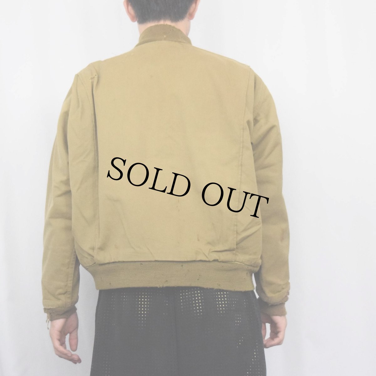 画像3: 40's WWII U.S.ARMY "コの字エンド" タンカースジャケット 2nd (3)