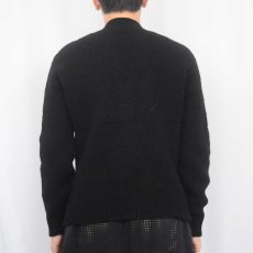 画像3: 60's DUNSON モヘアニットカーディガン BLACK (3)