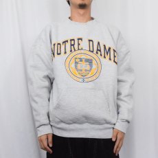 画像2: 80〜90's Champion REVERSE WEAVE USA製 トリコタグ "NORTRE DAME" ダブルフェイス スウェット XXL (2)