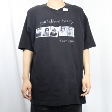 画像2: 2001 Matchbox Twenty ロックバンド ツアープリントTシャツ BLACK XL (2)