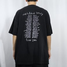 画像3: 2001 Matchbox Twenty ロックバンド ツアープリントTシャツ BLACK XL (3)