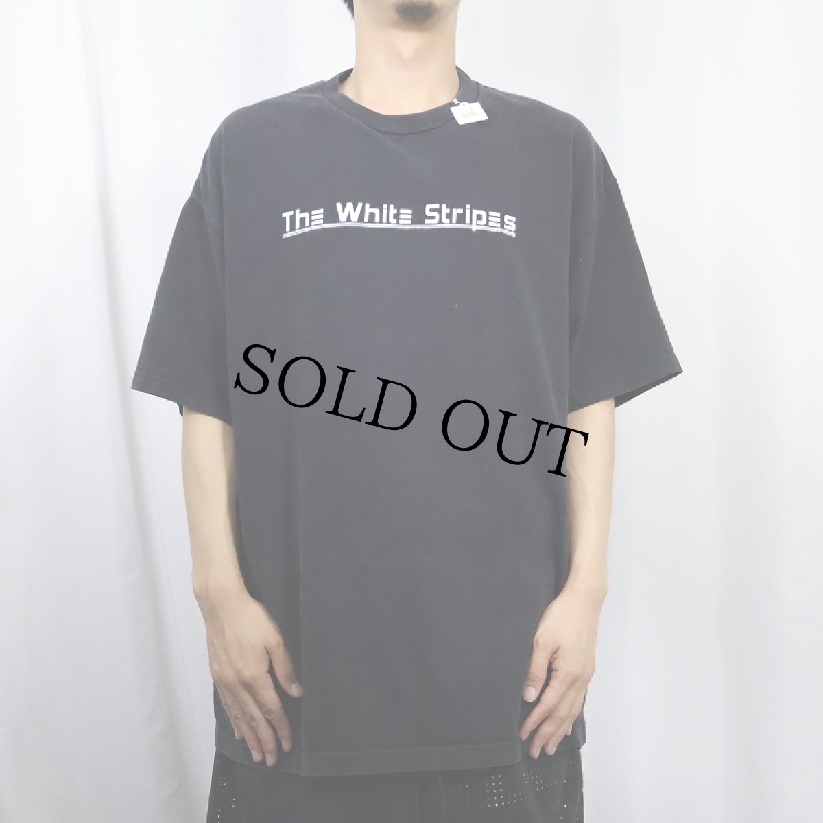 画像2: THE WHITE STRIPES ロックバンド プリントTシャツ BLACK XL (2)