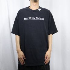 画像2: THE WHITE STRIPES ロックバンド プリントTシャツ BLACK XL (2)