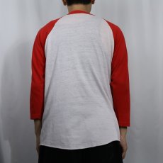 画像3: 80's CREEM MAGAZINE USA製 "Boyhowdy" ロックンロールマガジン キャラクタープリント ラグランTシャツ L (3)