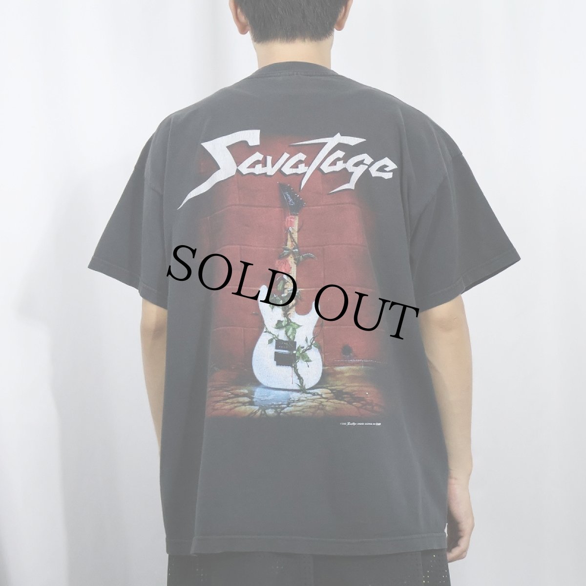 画像4: SAVATAGE ヘヴィメタル・バンド プリントTシャツ BLACK XL (4)