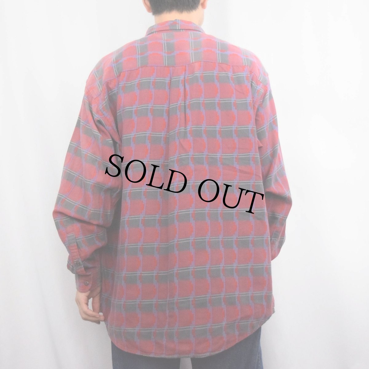 画像3: Patagonia チェック柄 コットンシャツ L (3)