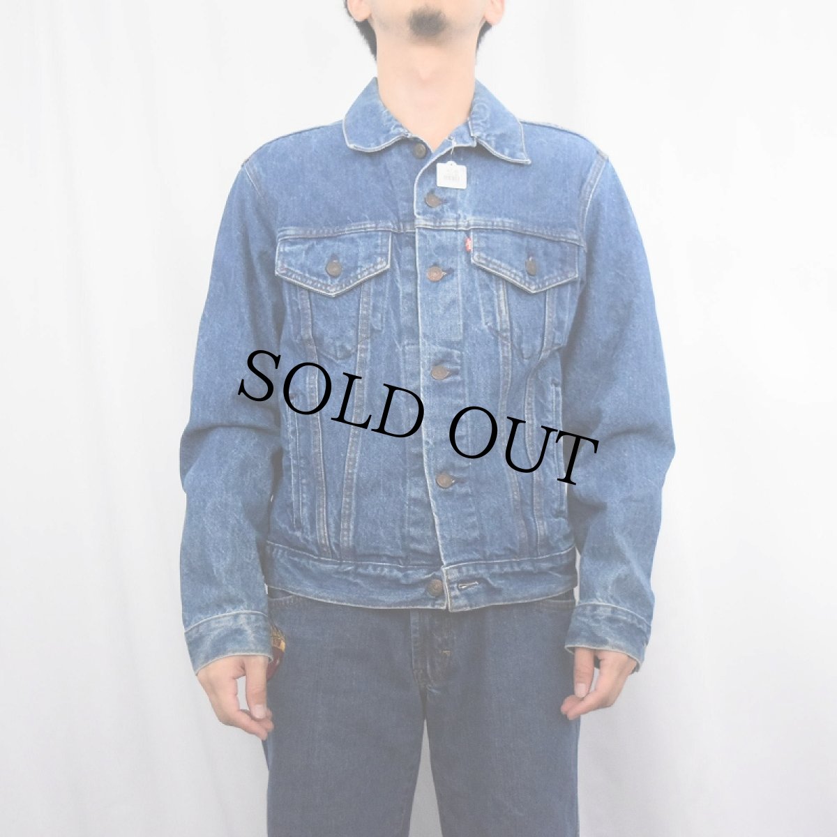 画像2: 80's Levi's 70506-0214 USA製 デニムジャケット 42 (2)