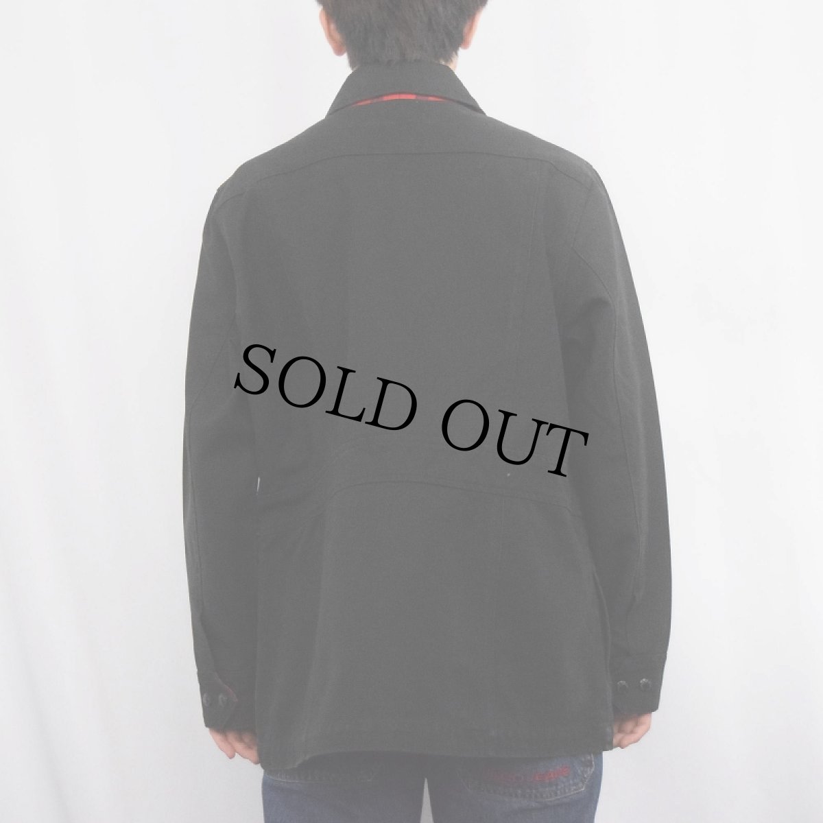 画像3: FILSON コットンキャンバス ワークジャケット BLACK (3)