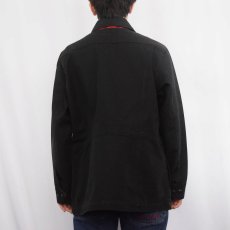 画像3: FILSON コットンキャンバス ワークジャケット BLACK (3)