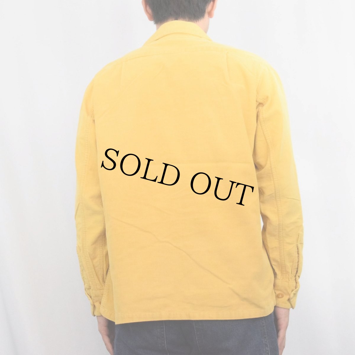 画像3: 40〜50's DEE CREEK コーデュロイ オープンカラーシャツ (3)