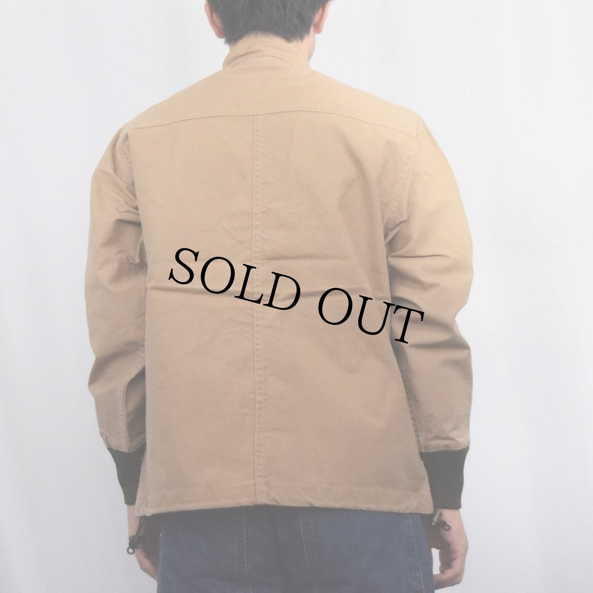 画像3: 2000's FILSON USA製 コットンキャンバス スタンドカラージャケット M (3)