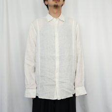 画像2: Calvin Klein "modern fit" リネンシャツ M (2)