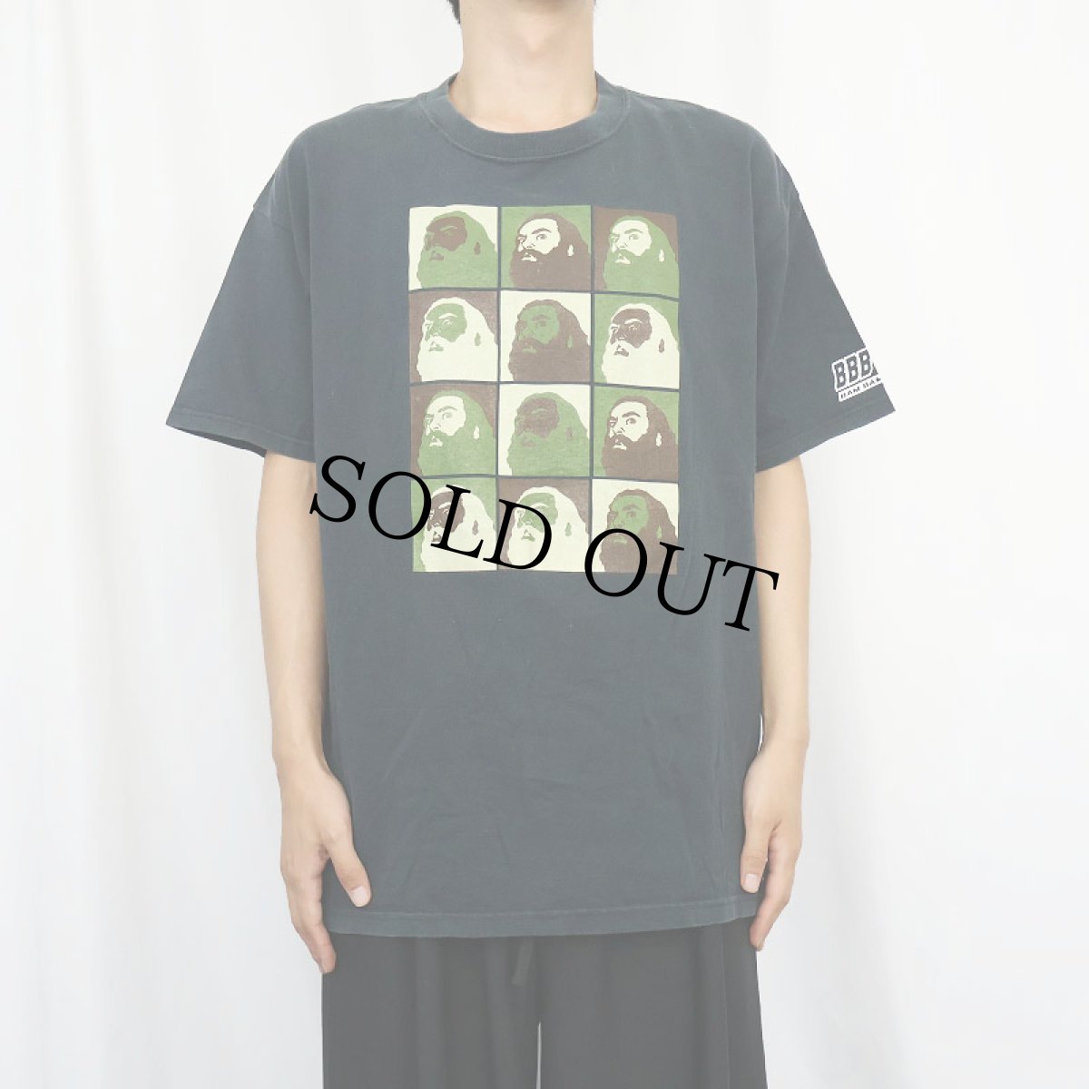 画像2: 【SALE】 Bam Bam Bigelow プロレスラー プリントTシャツ BLACK XL (2)