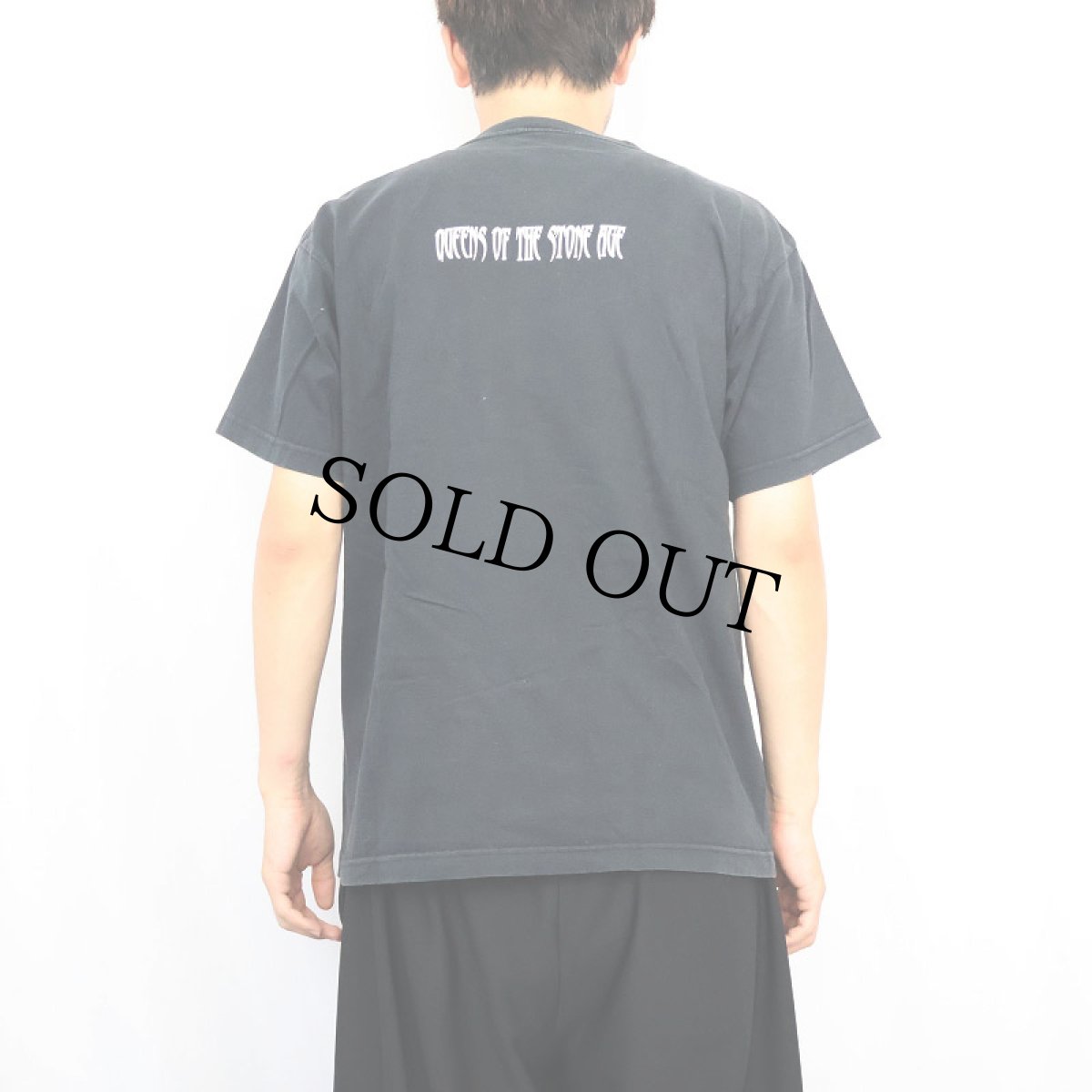 画像3: Queens of the Stone Age ハードロックバンド プリントTシャツ BLACK L (3)