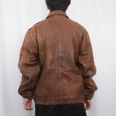 画像3: 80's Eddie Bauer "A-2 TYPE" レザージャケット (3)