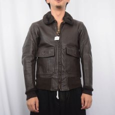 画像2: 70's U.S.NAVY G-1フライトジャケット size36 (2)