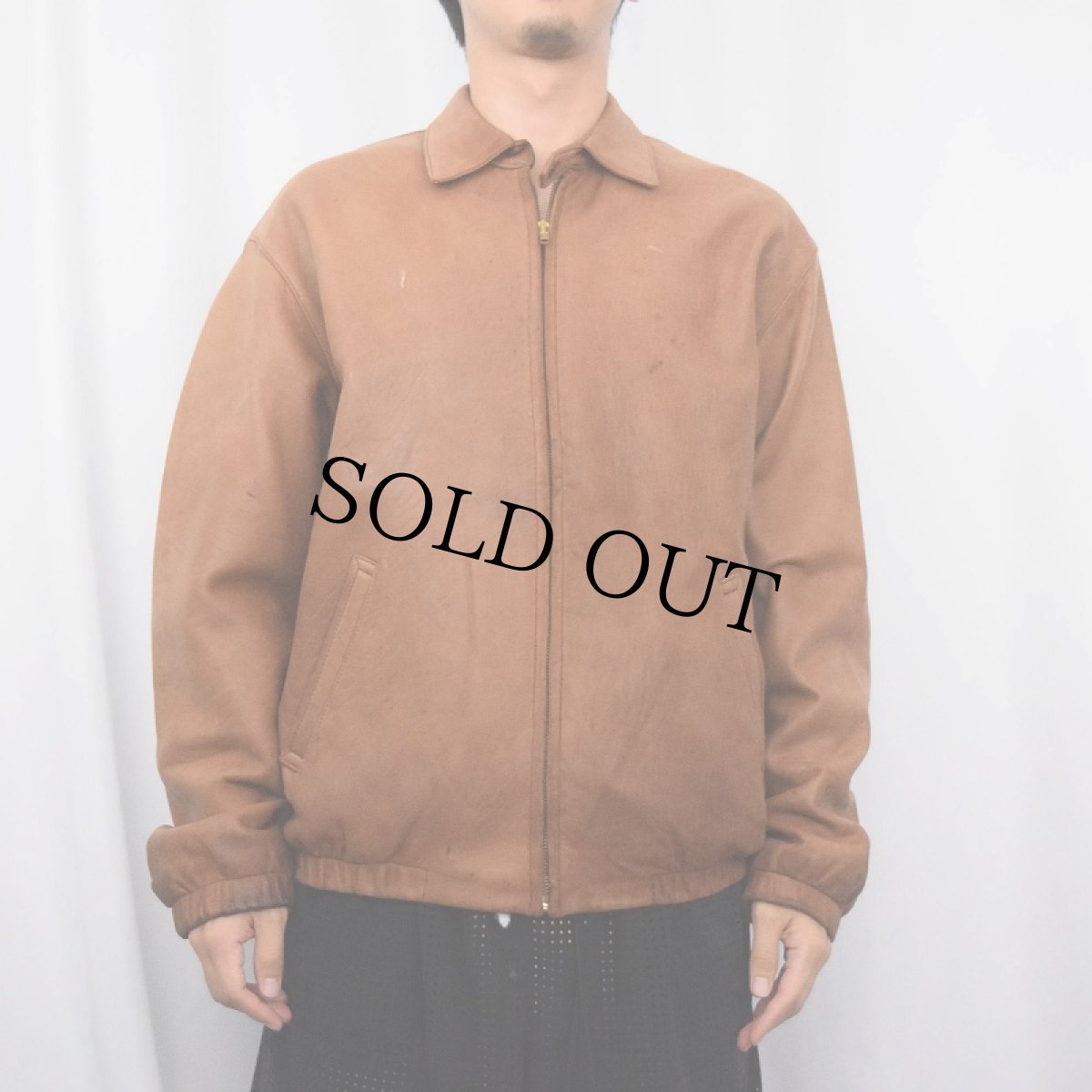 画像2: POLO Ralph Lauren チンスト付き レザージャケット S (2)