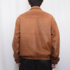 画像3: POLO Ralph Lauren チンスト付き レザージャケット S (3)