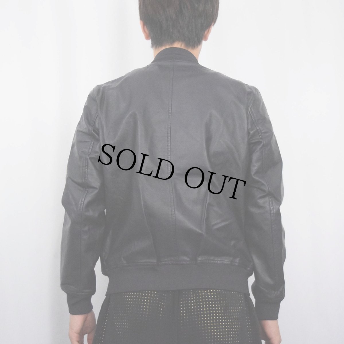 画像3: LAUREN Ralph Lauren ラムレザージャケット NAVY S (3)