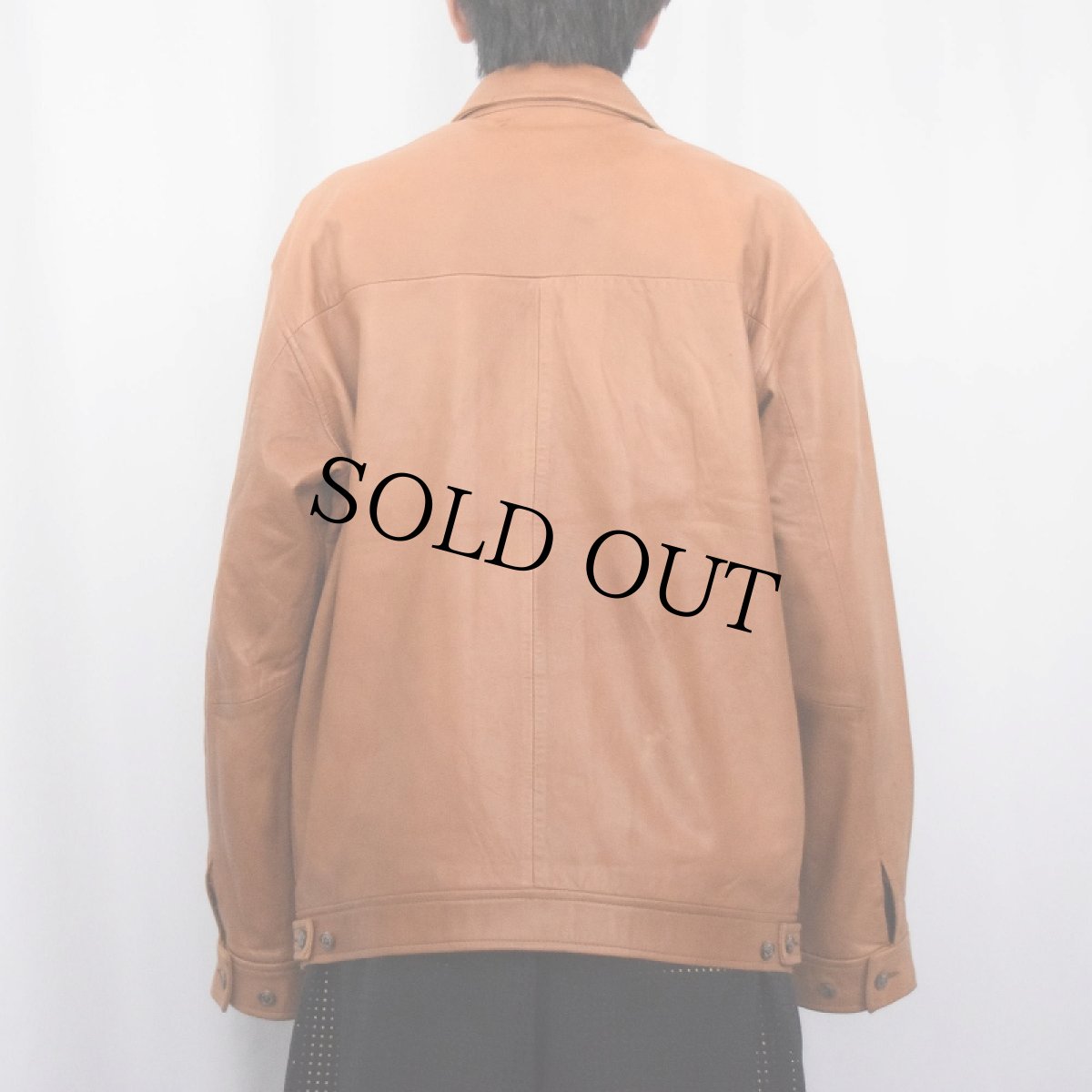 画像3: POLO Ralph Lauren チンスト付き レザージャケット M (3)