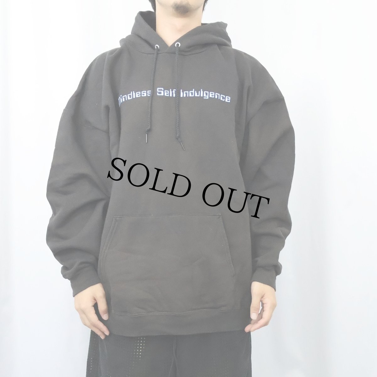 画像3: Mindless Self Indulgence ロックバンド ロゴプリントスウェットフーディー BLACK XL (3)