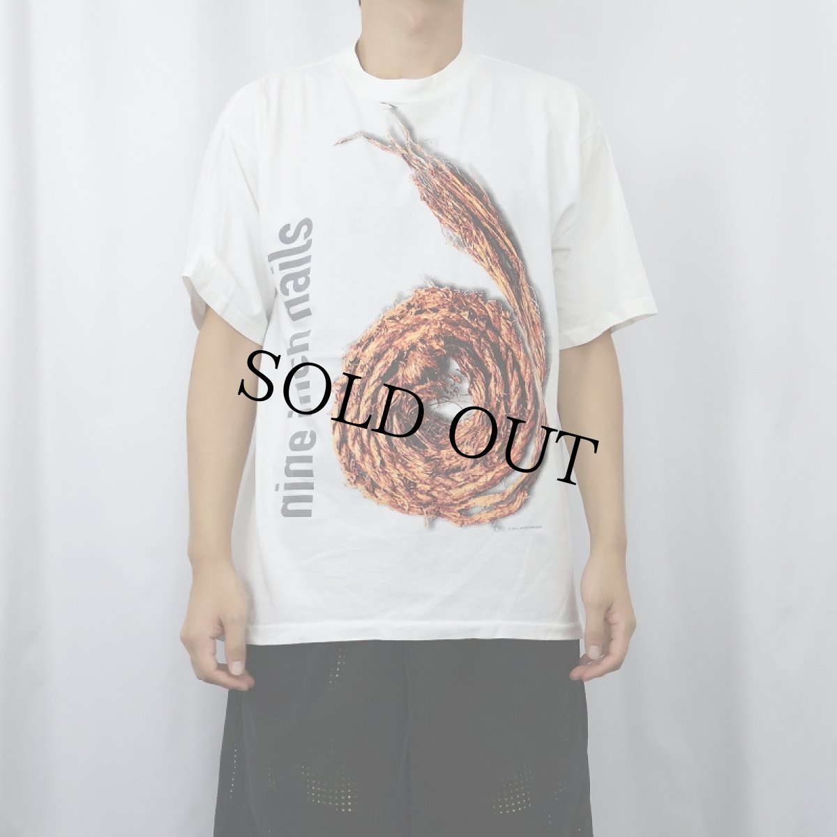 画像3: 90's NINE INCH NAILS USA製 "Further Down The Spiral" ロックバンドプリントTシャツ L (3)