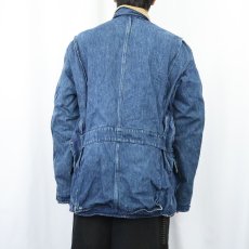 画像3: POLO Ralph Lauren ブランケットライナー デニムハンティングジャケット M (3)