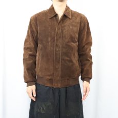 画像2: POLO Ralph Lauren スエードレザージャケット S (2)