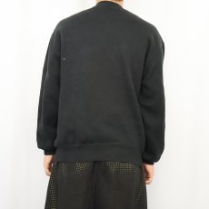 画像3: 90's RUSSELL ATHLETIC USA製 前V 無地スウェット BLACK M (3)