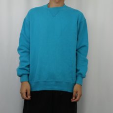 画像2: 90's RUSSELL ATHLETIC USA製 前V 無地スウェット L (2)