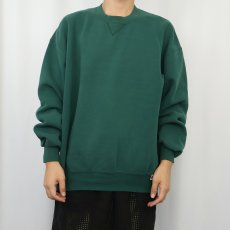 画像2: 90's RUSSELL ATHLETIC USA製 前V 無地スウェット XL (2)
