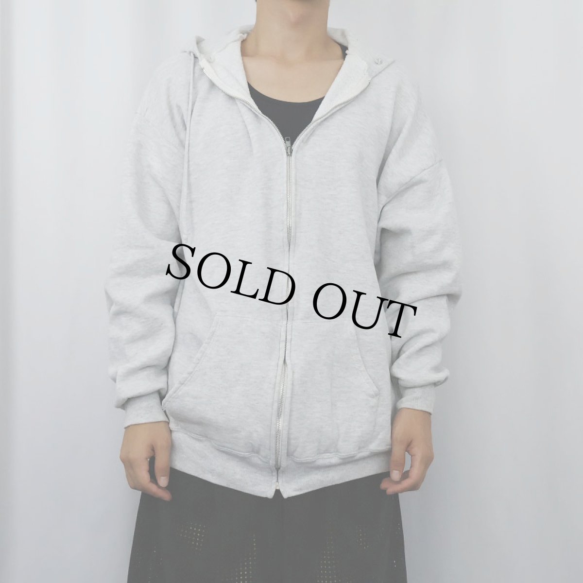 画像2: 90's JERZEES USA製 スウェットジップパーカー 3X (2)