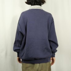 画像3: POLO Ralph Lauren "CREST PATCH" ハーフジップスウェット L (3)