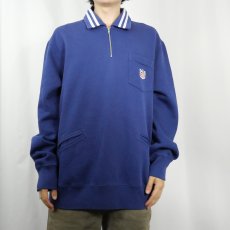 画像2: POLO Ralph Lauren ハーフジップスウェット XL (2)