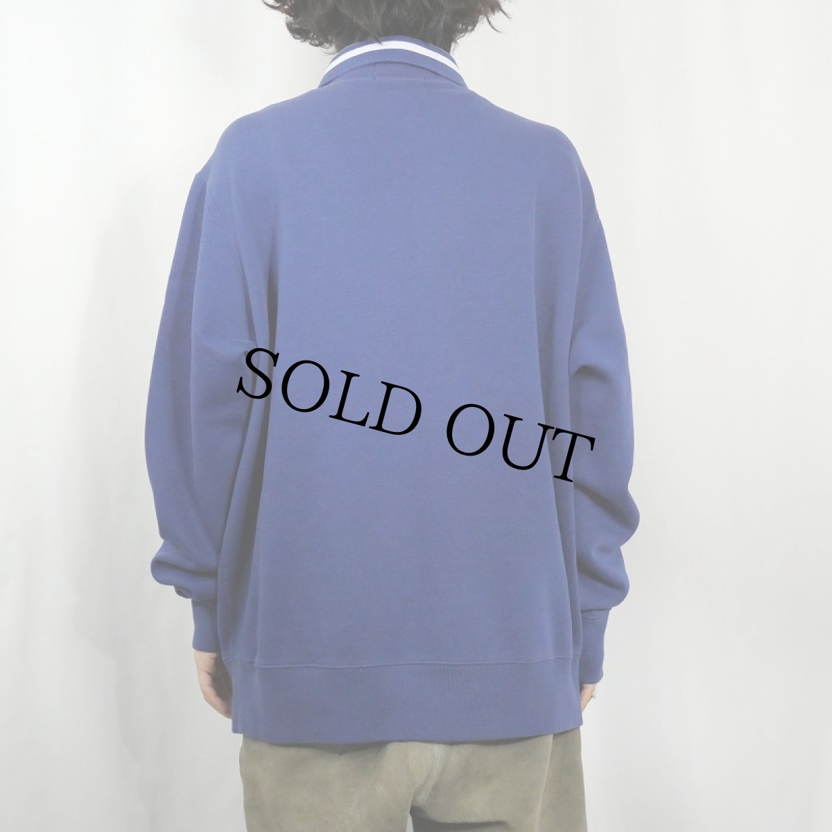 画像3: POLO Ralph Lauren ハーフジップスウェット XL (3)