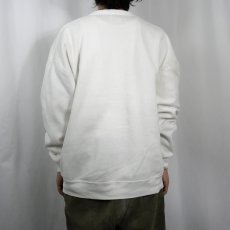 画像2: 90〜2000's JERZEES USA製 プリントスウェットカーディガン (2)