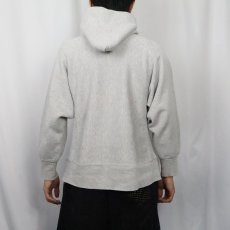 画像3: 80's Champion REVERSE WEAVE USA製 トリコタグ "USAFA" プリントスウェットフーディー S (3)