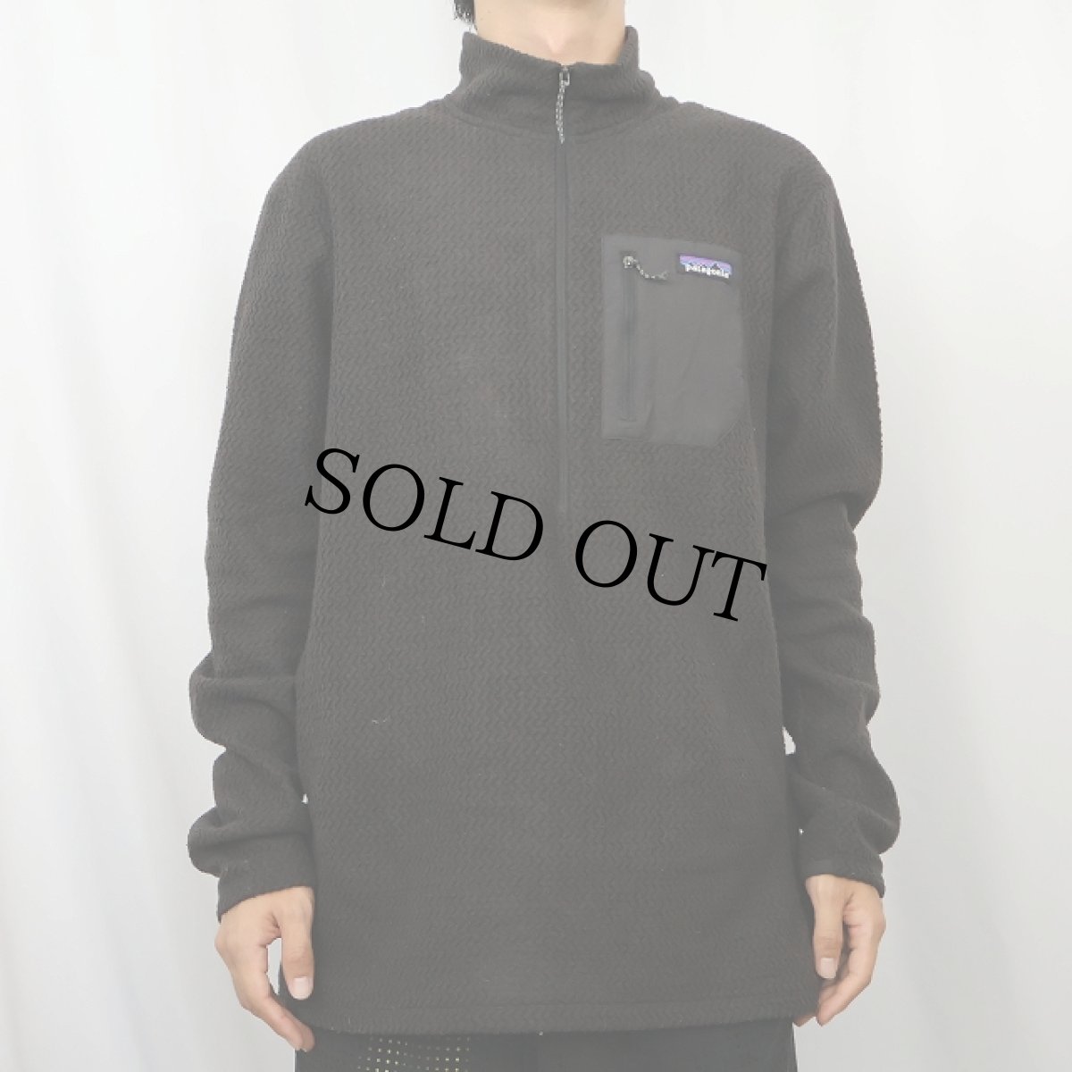 画像2: 2022AW Patagonia Rシリーズ R1 "POLARTEC" エアジップネック BLACK XL (2)